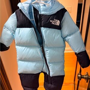 The North Face Baby Blue Snowsuit